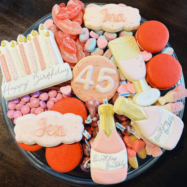 Candy Trays for birthday or anniversary events in surrey bc
